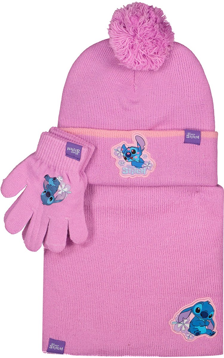 Stitch Muts Roze Kinderen