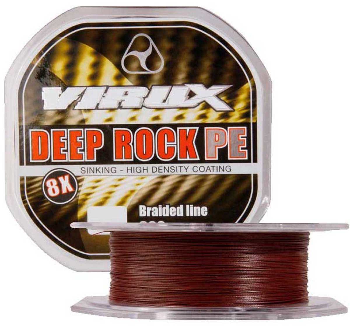 Virux Deep Rock Gevlochten Vislijn 300 M Bruin 0.350 mm