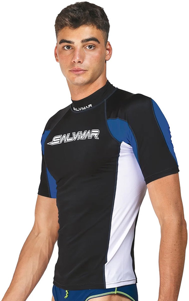 Salvimar Oasi Korte Mouw Rash Guard Zwart XL Man