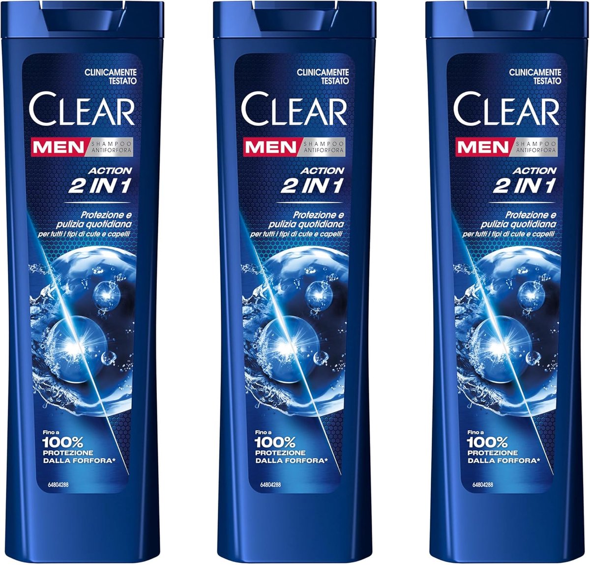 Clear Men Shampoo - Anti Roos - Dagelijkse verzorging - Shampoo voor alle haar- en hoofdhuidtypes 6x360ml