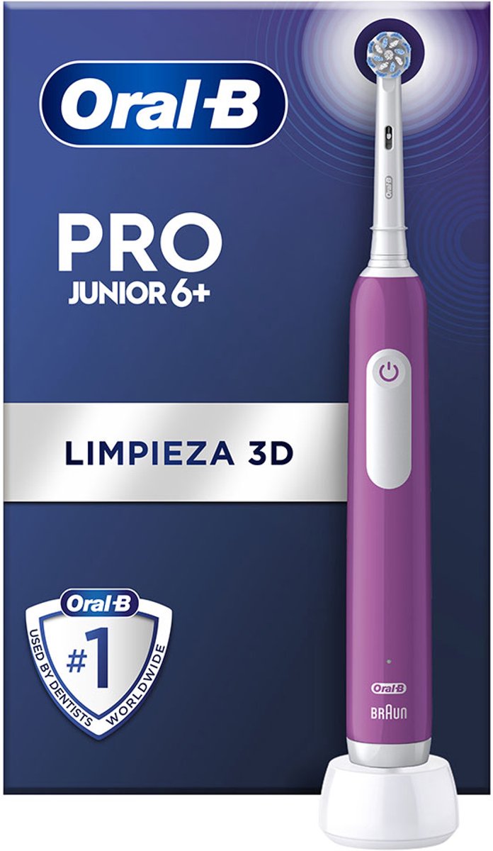 Oral-B PRO Junior 6+ Paars Elektrische Tandenborstel