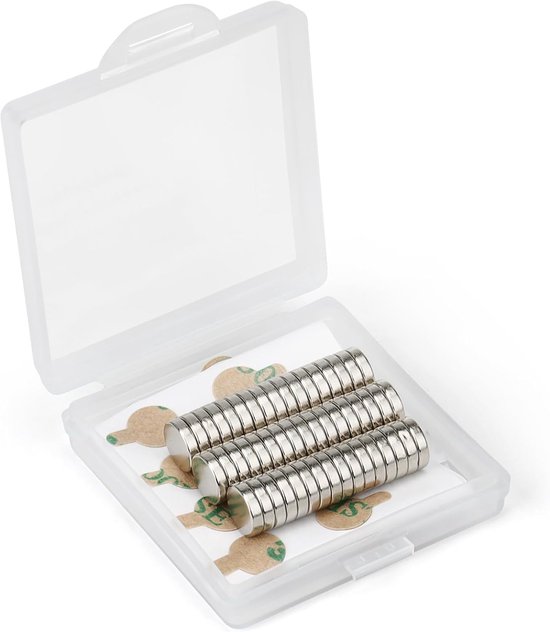 SMART&COOL 20 Stück Kühlschrankmagnete 8 x 14 mm - Neodym