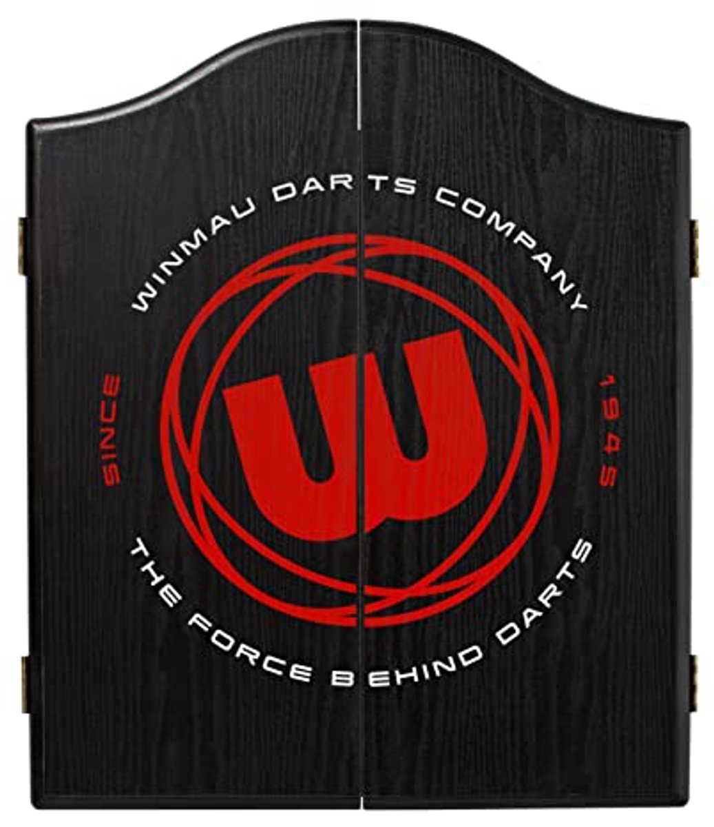 Deluxe Dartbord Kast met Logo Ontwerp | Heavy Duty Dartsysteem