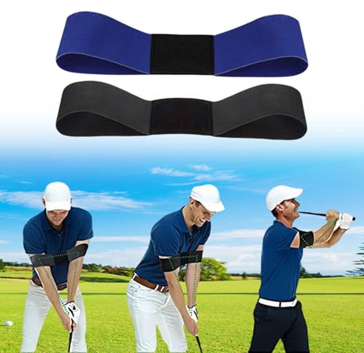 Golf Swing Training Armbanden - Elastische Swing Correctie Hulp voor Beginners