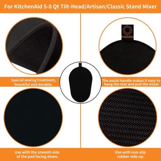 Glijplank Onderlegger Mat voor Staande Mixers - Keukenaccessoires van Merkloos — afbeelding 4
