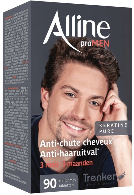 Alline promen | Anti-haaruitval Met keratine en venushaarextract 3 maanden programma 90 Tabletten