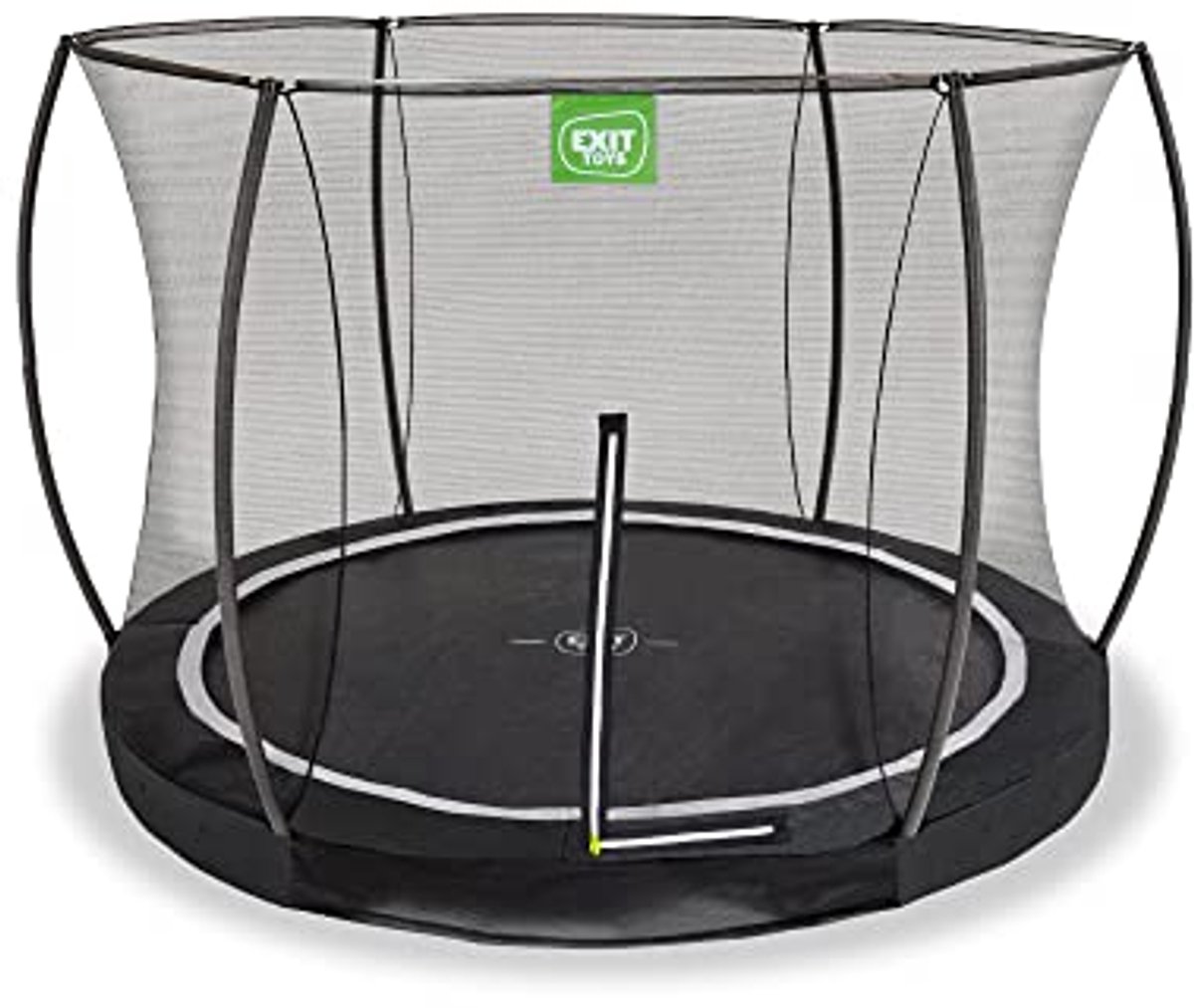 Inground Trampoline Ø305cm - Veiligheidsnet met Ritssluiting - Vorstbestendig - Voor Kinderen