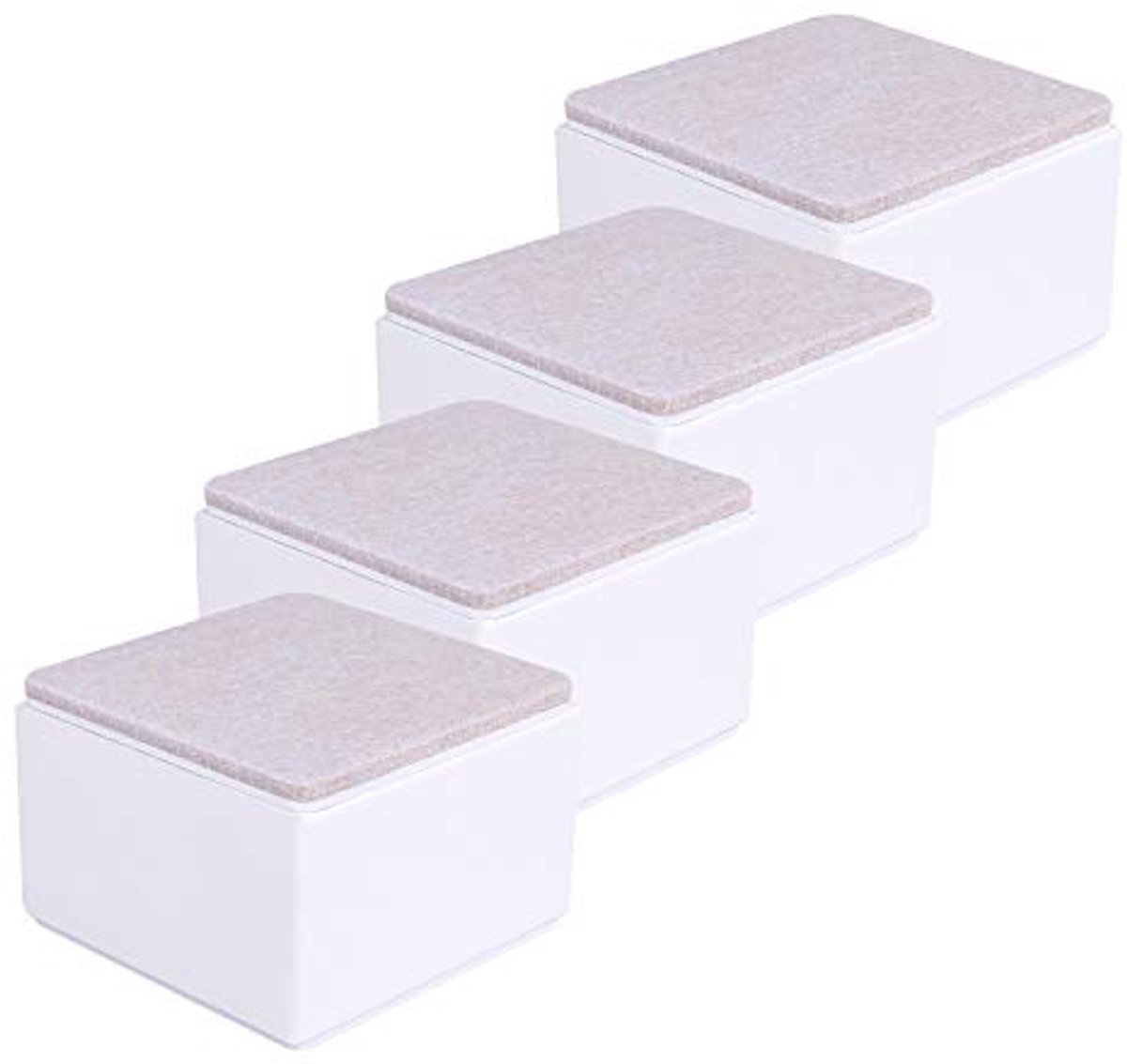 Zware Meubelverhogers van Koolstofstaal - 8 cm Zelfklevend voor Bedden en Banken