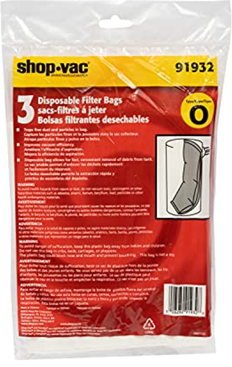 Stofzuigerfilter 5 Gallon voor Hang-Up Stofzuigers