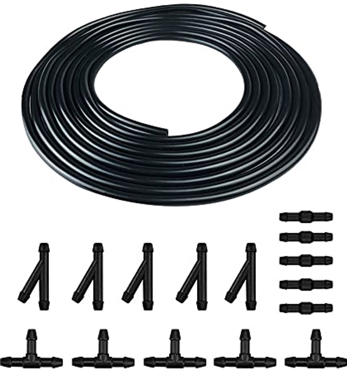 Ruitenwisserslang reparatieset 5 m voor voertuigen en tuin