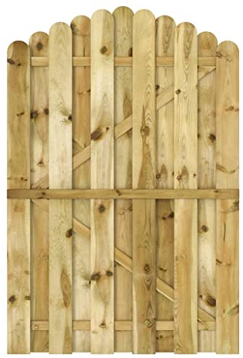 Houten Tuinpoort voor Tuin of Terras - Impregneerd Vurenhout