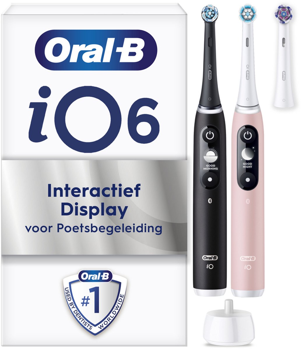 Oral-B iO Series 6N Duo Pack Zwart + Roze
