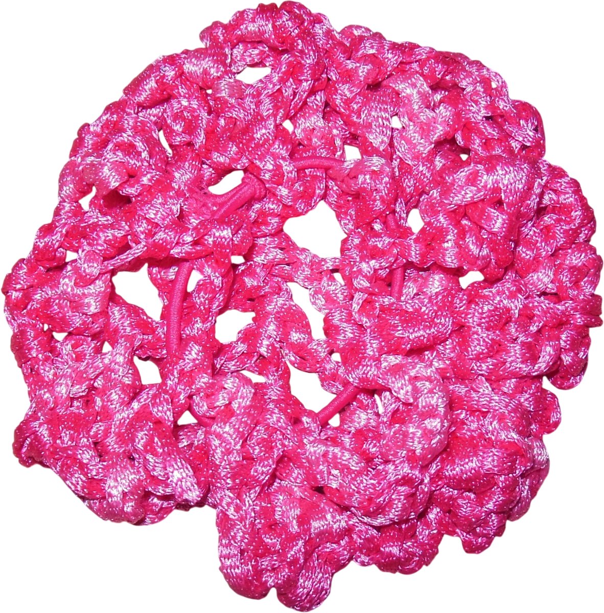 Haarnetje/Knotnetje donkerroze grof