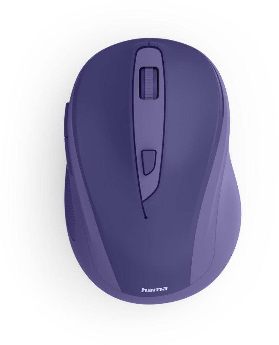 Hama WM-400 - Optische draadloze muis - 6 knoppen - 2.4 GHz RF - Stil - Blauw