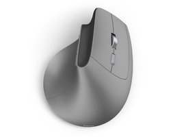 Hama EWM-700R - Draadloze ergonomische muis - 8 knoppen - 2.4 GHz RF & BT - Stil - Oplaadbaar - Zwart