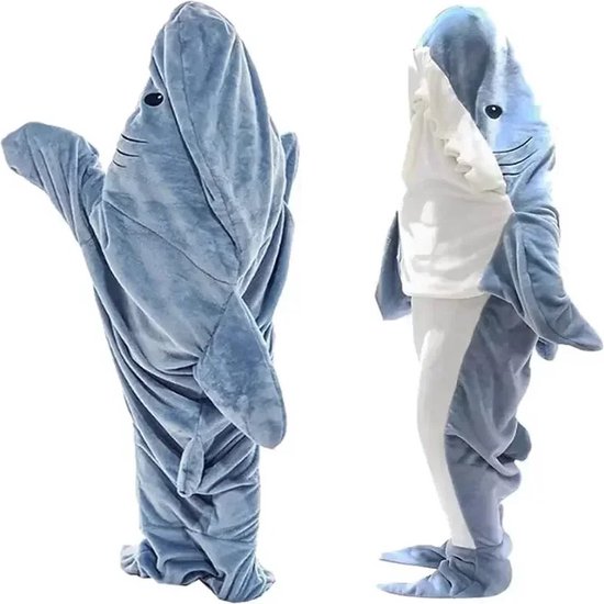 Couverture Requin - Combinaison - Taille L - 190x90cm