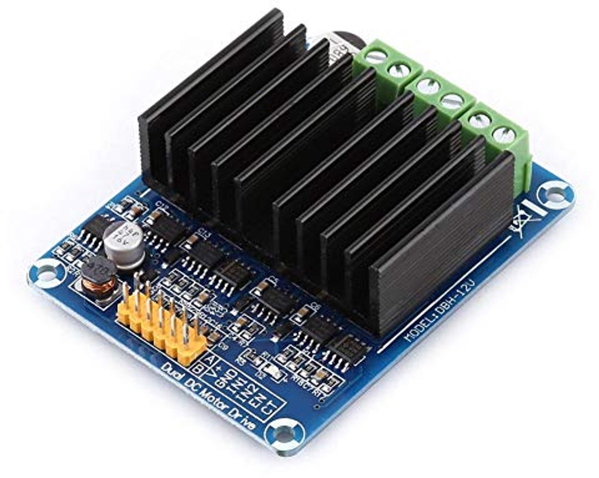 Motorcontroller DC5-12V, 30A, Twee-Kanaals H-Brug Motordriver