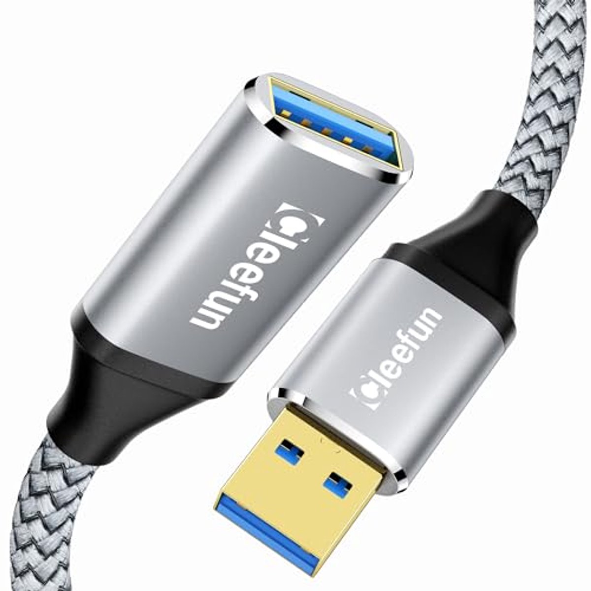 USB 3.0 Verlengkabel 1 meter, 5 Gbps USB A naar A Extender met Premium Nylon Kabel en Aluminium Behuizing