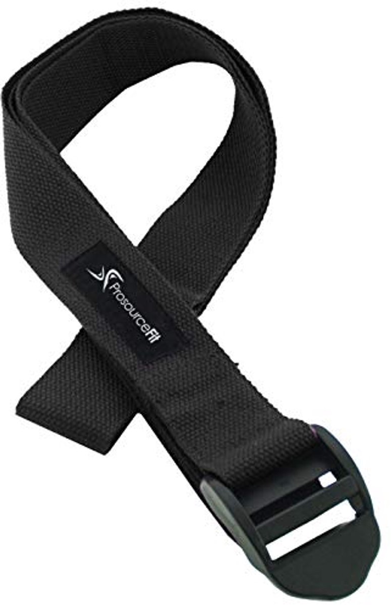 Cinch Buckle Yoga Riem - Duurzame Katoenen Yogariem van 8 ft voor Stretchen en Fysiotherapie