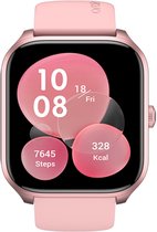 oraimo Watch 5 Lite – Slimme horloge met 2,01” HD-scherm, Bluetooth-bellen, 115 sportmodi en IP68 waterdicht – Roze