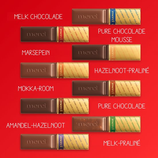 Merci Finest Selection - Assorti- Chocolade- 400GR - 8