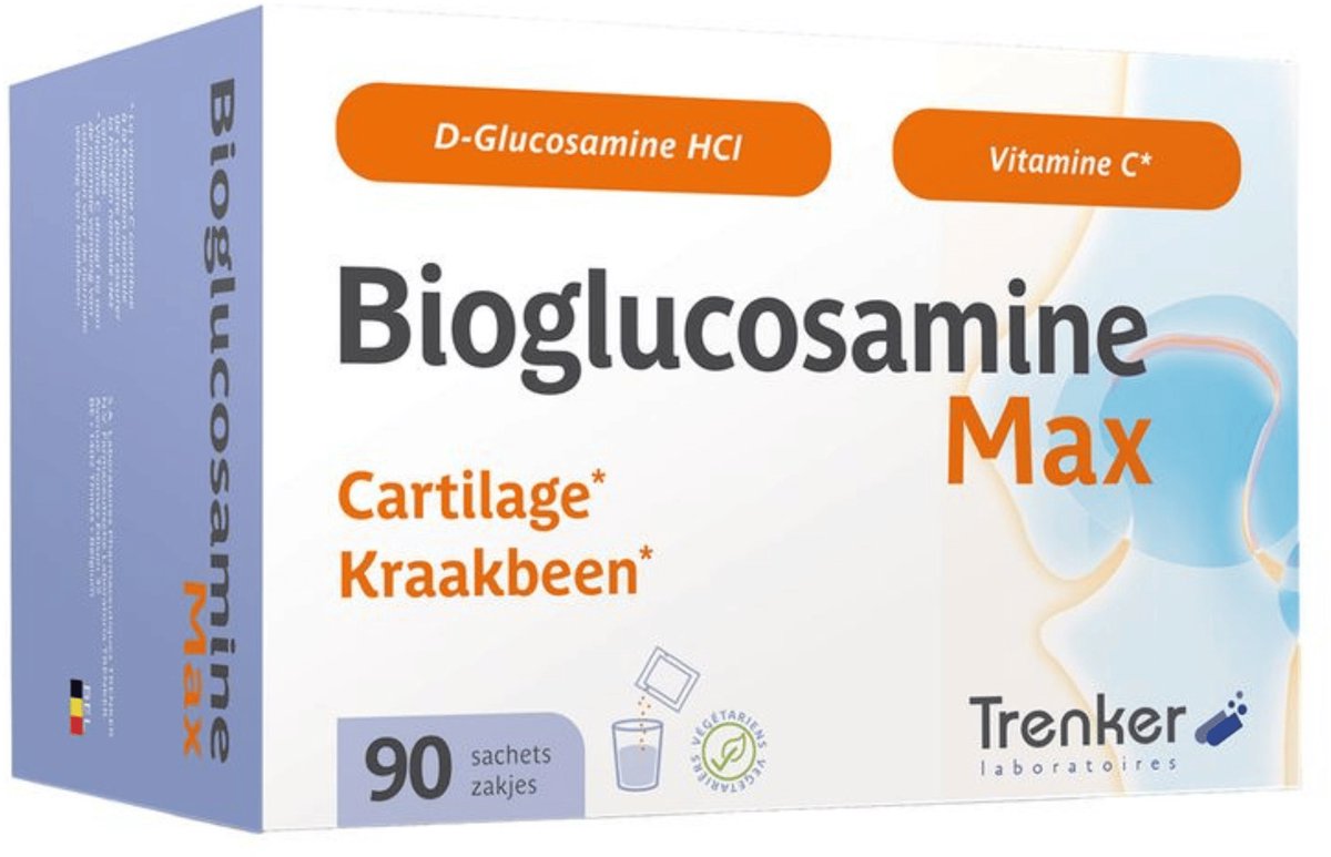 Bol.com Trenker Bioglucosamine 1250 mg max 90 Sachets aanbieding