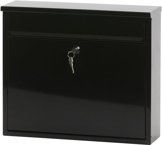 Michelino RVS Hangende Wand Brievenbus - Krantenrol Wandbrievenbus