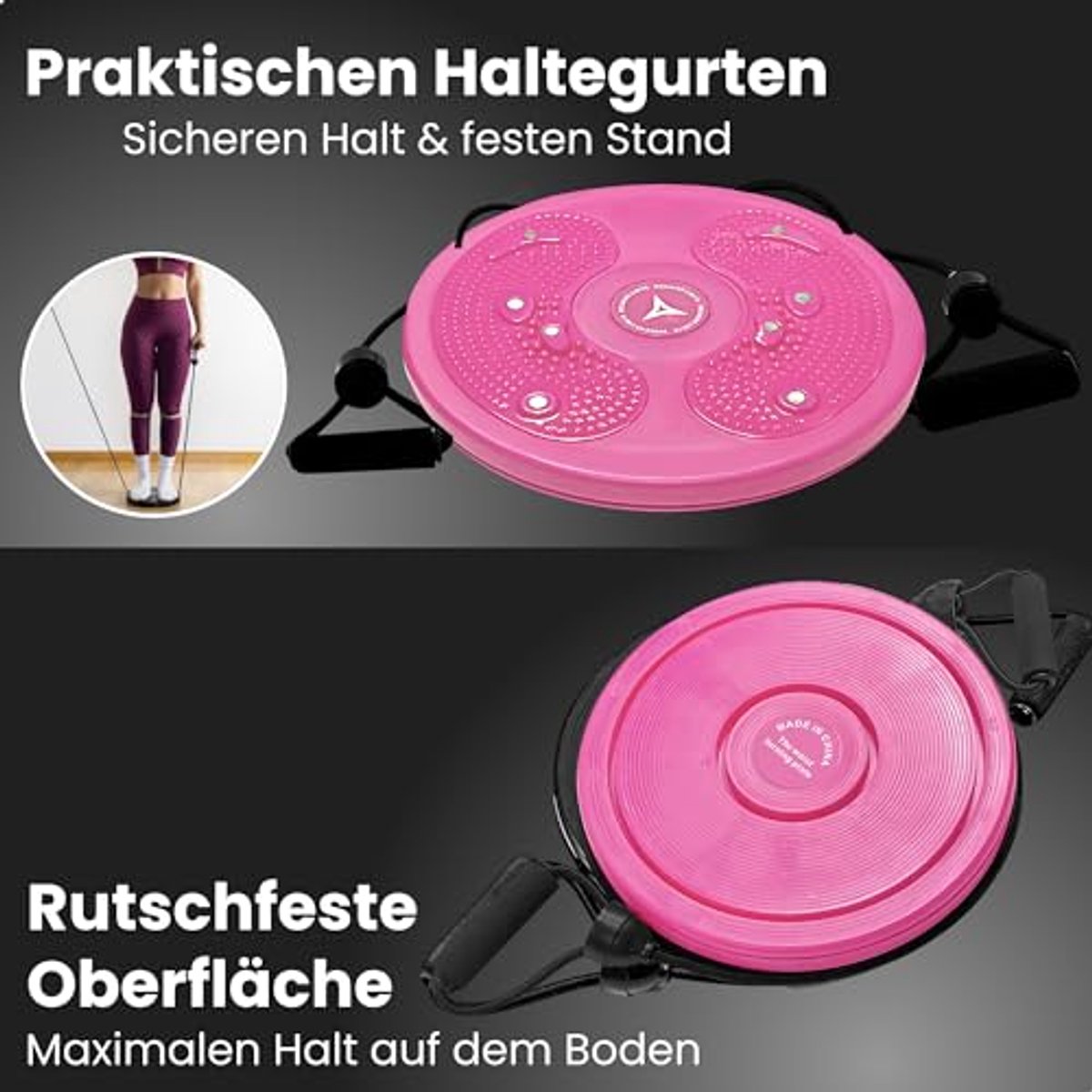 Waist Twister Turntable voor Buikspieroefeningen - Wobble Board voor Volwassenen - Ideaal voor Thuisgym