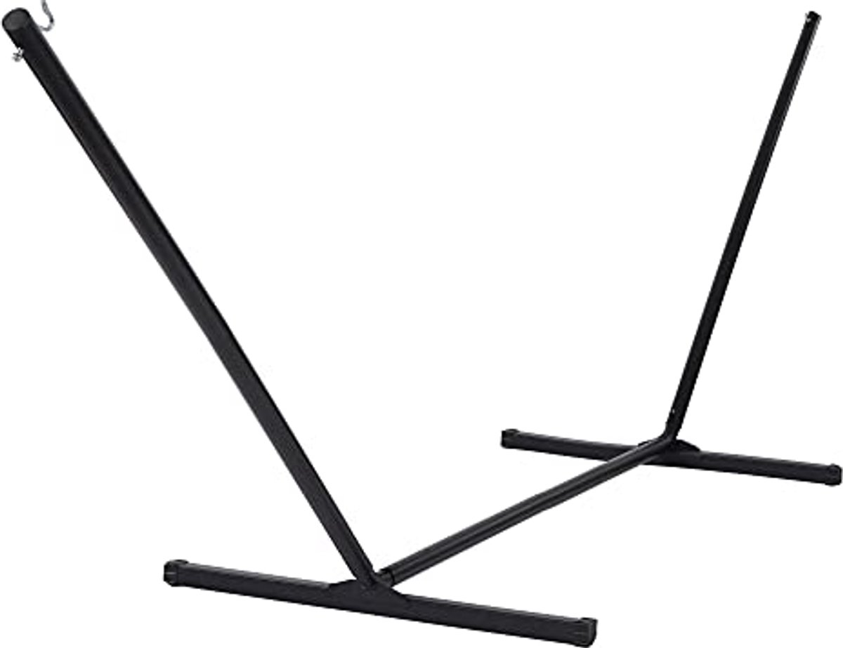Zware Hangmatstandaard 12 FT - Draagbaar met 500 lbs Capaciteit - Zwart