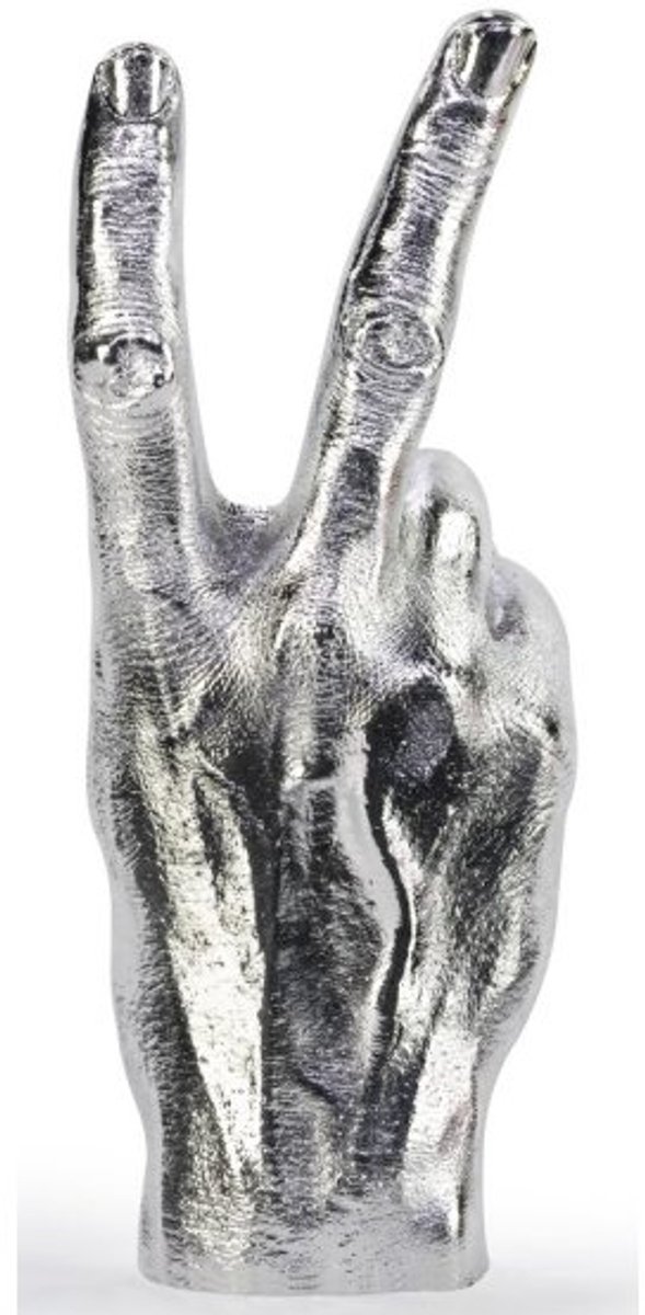 Zilver peace beeldje - Bitten Design