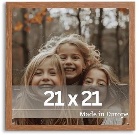 Duisburger-Rahmen24 DR35 Fotolijst, 68 x 48 cm (matzwart), 35 mm brede lijstrand, mdf-hout, antireflecterende acrylglasplaat, stabiele achterwand en hangers