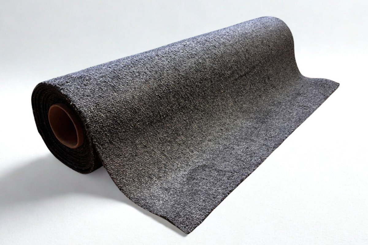 123deurmatten.nl Weekmakervrije droogloopmat - Grijs - 100x150cm - 6mm - 100% katoen - Deurmat binnen - Schoonloopmat - Duurzaam - Voor binnen - Anti-slip rug - Geschikt voor PVC- en vinyl vloeren - DIY op maat te snijden