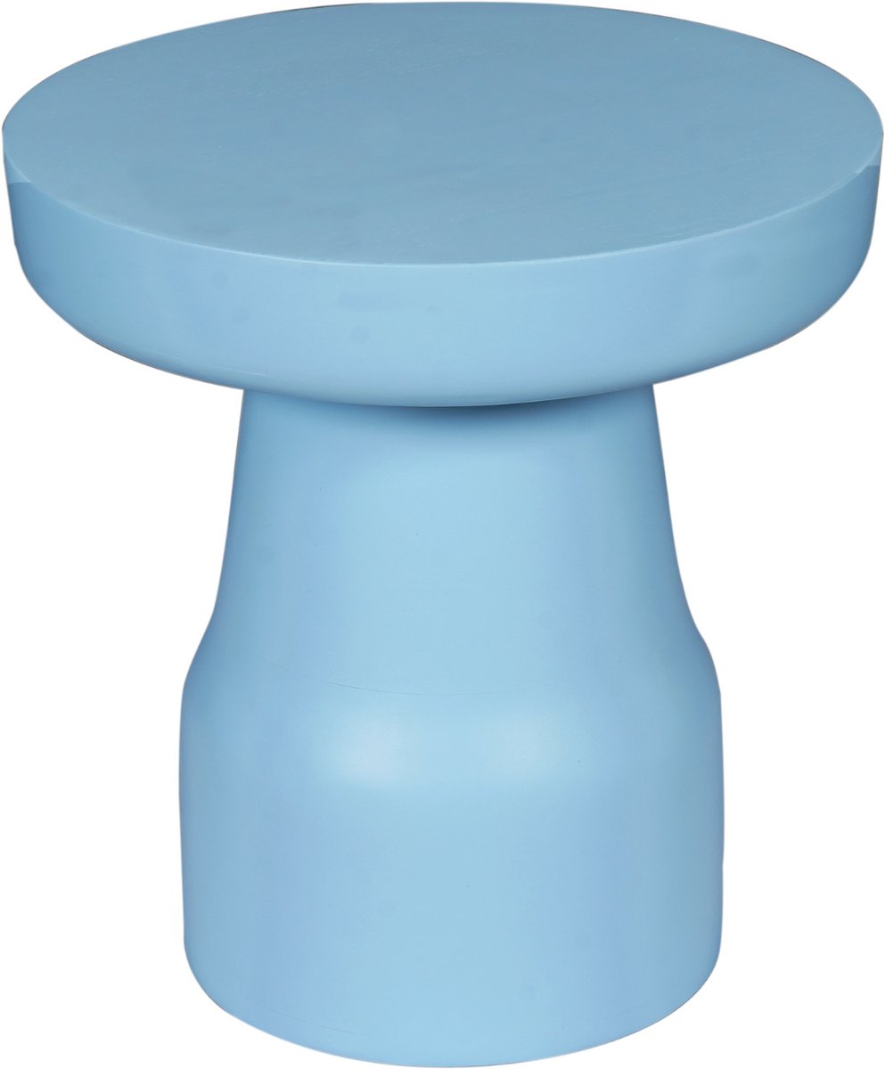 Starfurn Bijzettafel Drum - Blauw - 40x40x42 cm