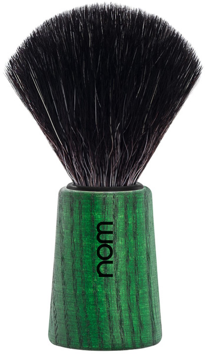 Nom -Scheerkwast -MAX21WH -Black Fibre® -Groen Essenhout