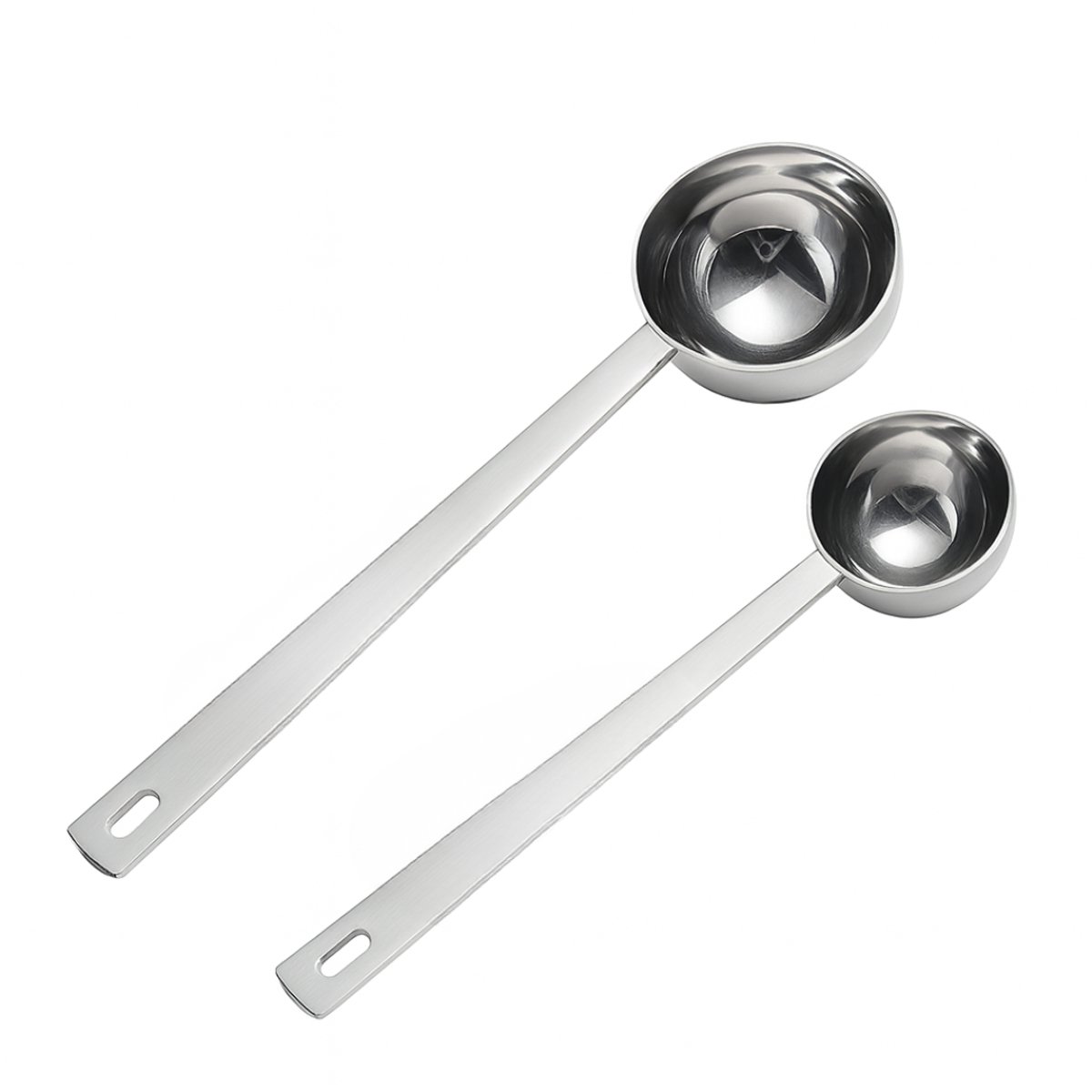 My Green Deal – RVS Koffieschepjes Set van 2 – Koffiemaatschepjes 15ml & 30ml – Duurzame Roestvrijstalen Maatlepels