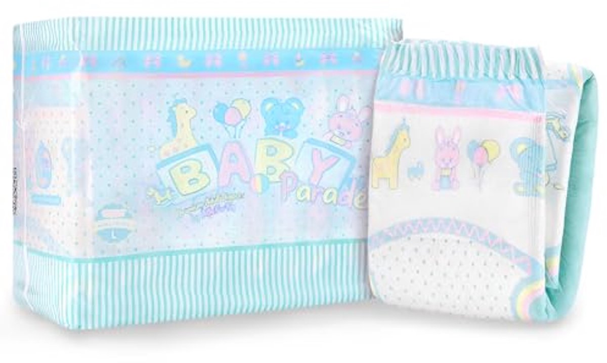 Verstelbare haak en lus sluiting luiers voor volwassenen - 10 stuks - Baby Parade (Large 91-121 cm)