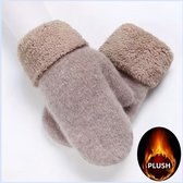 Dikke en warme winterhandschoenen voor dames | Elastische manchetten, effen kleur | Herfst- en wintermode voor buiten