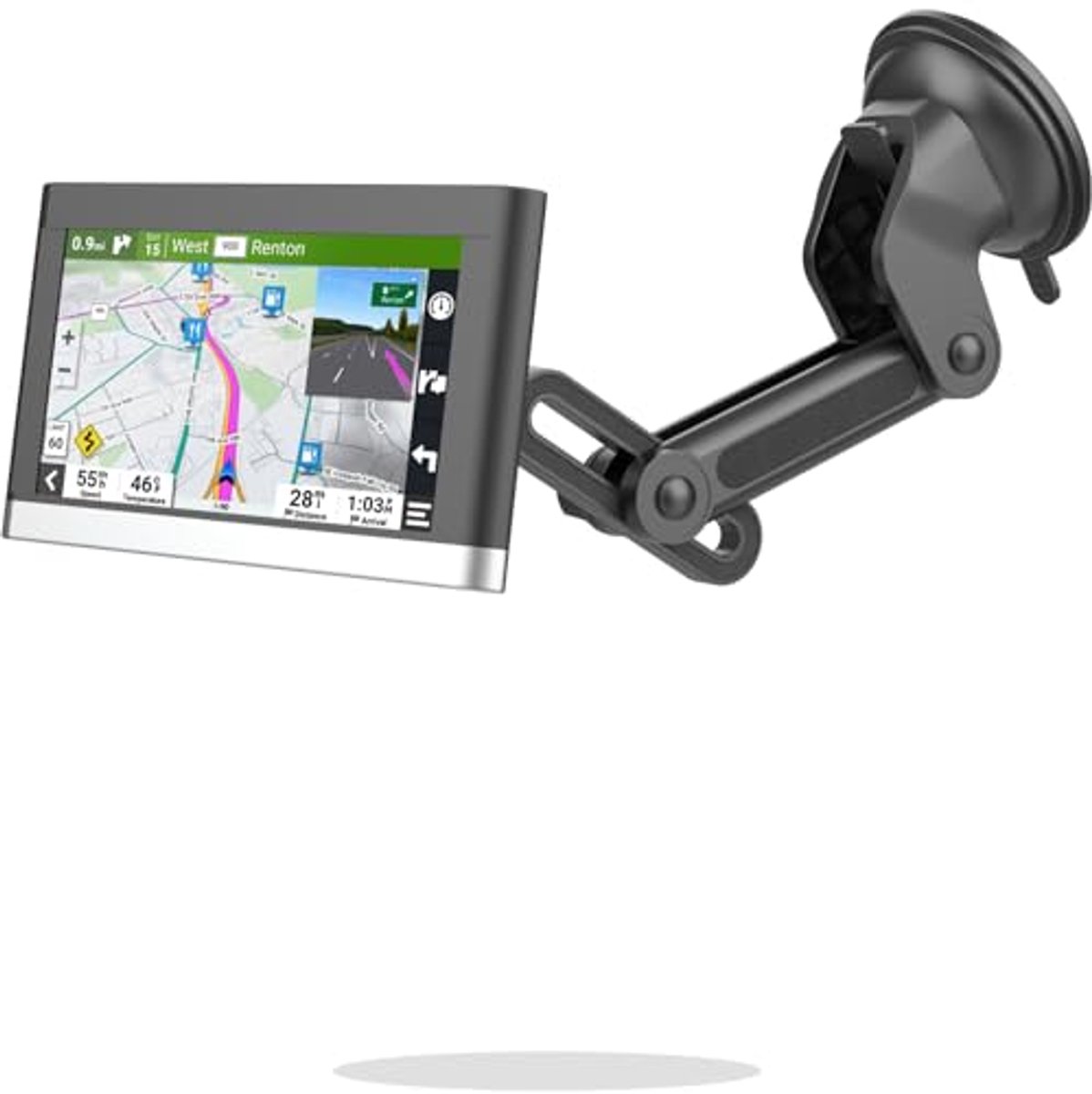 GPS Auto Mount Vervangende Plakzuiger 17mm Bal Mount Lange Arm Voor Windshield