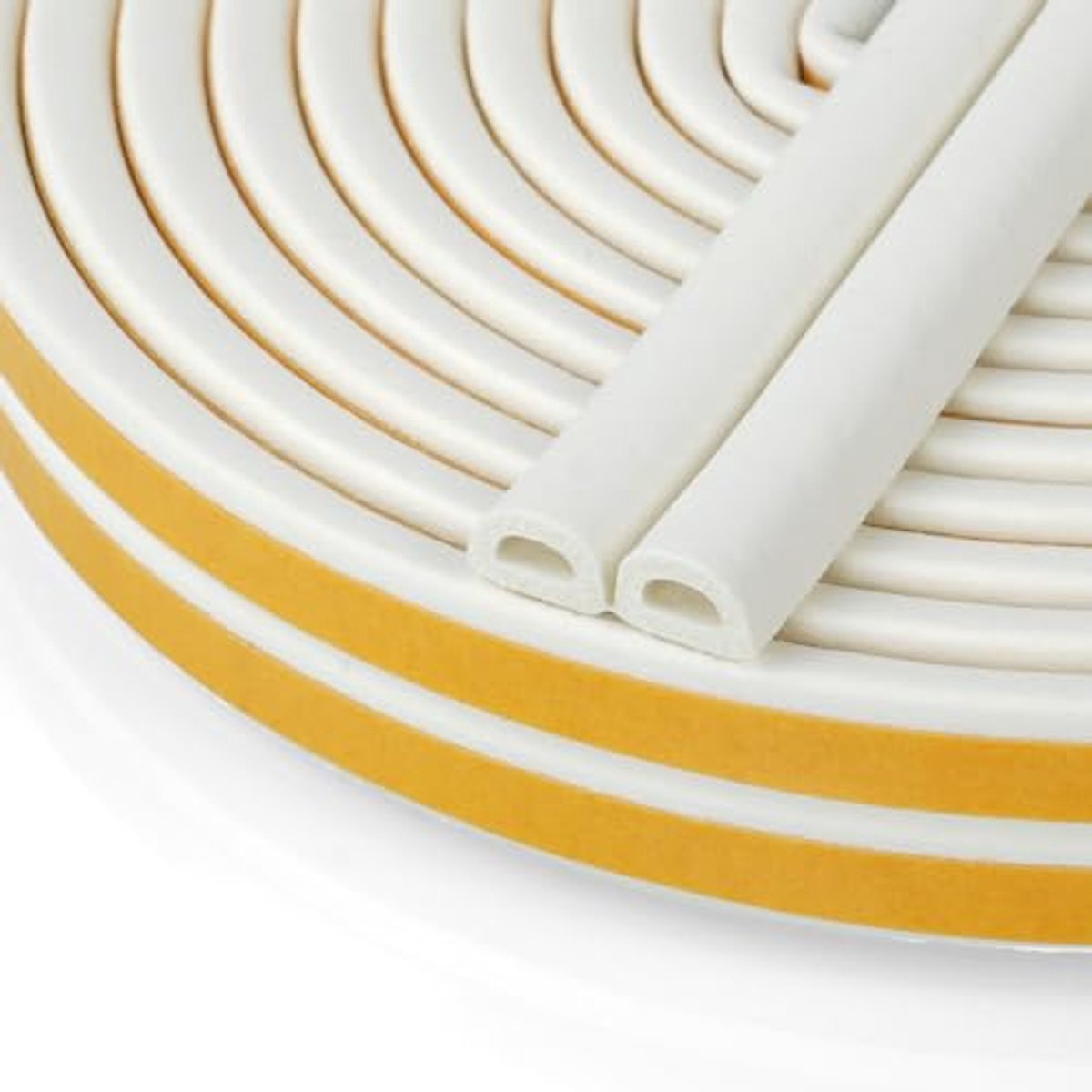 Afdichtingstape voor Deuren en Ramen - Geluidsisolatie, Zelfklevend, 36 m, Wit