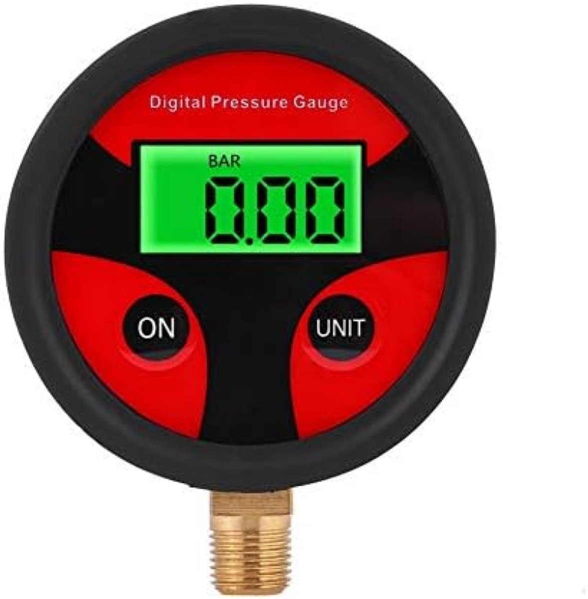 Digitale bandenspanningsmeter met LCD-display en automatisch alarm