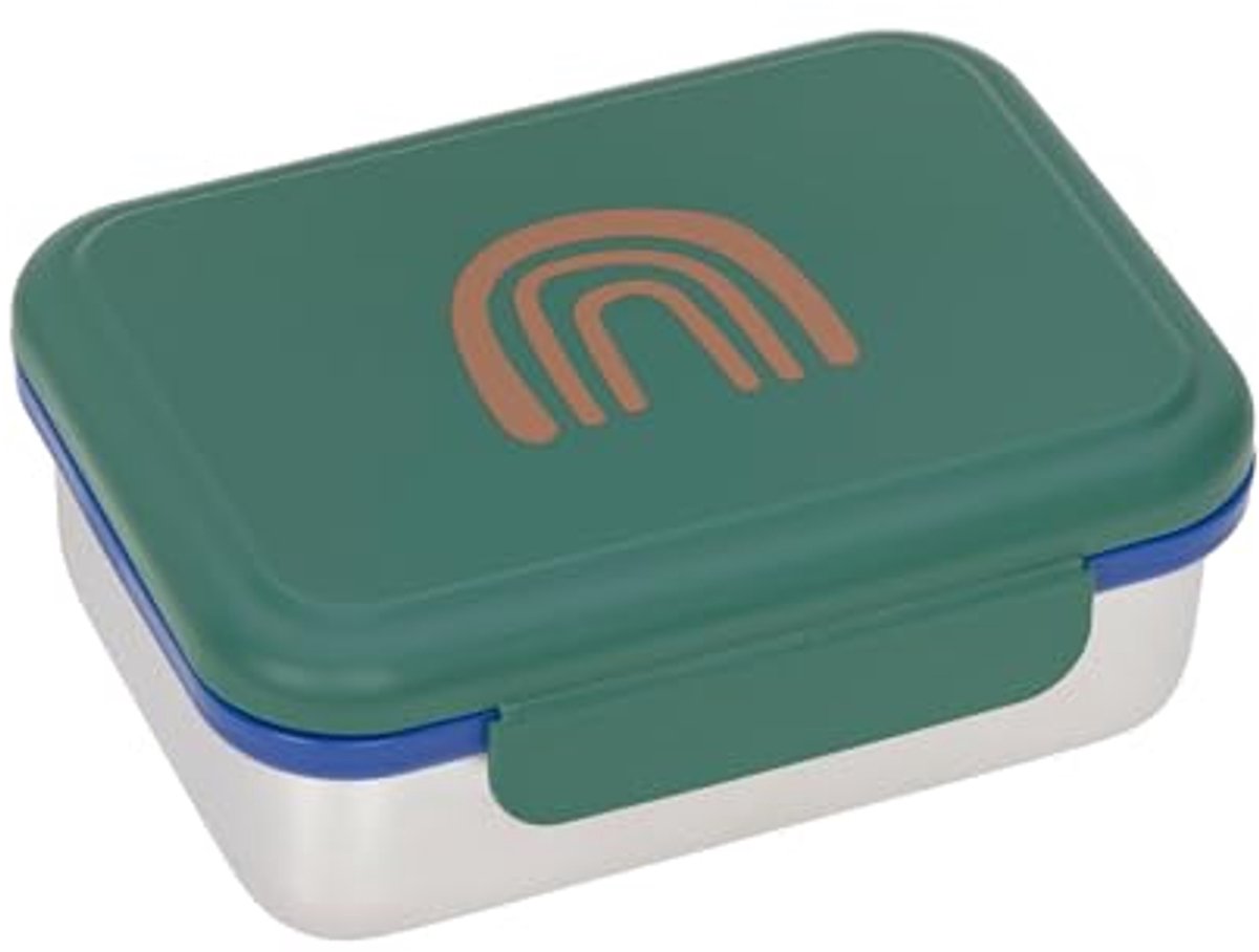 Kinderbroodtrommel Roestvrij Staal Duurzaam voor Kleuters - Lunchbox met Scheiding