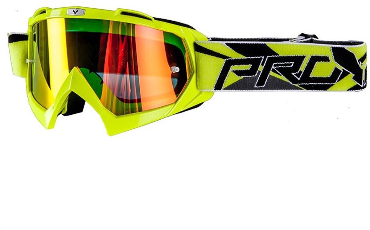 Crossbril VISIE BIKKI FLUO IRIDIUM Geel