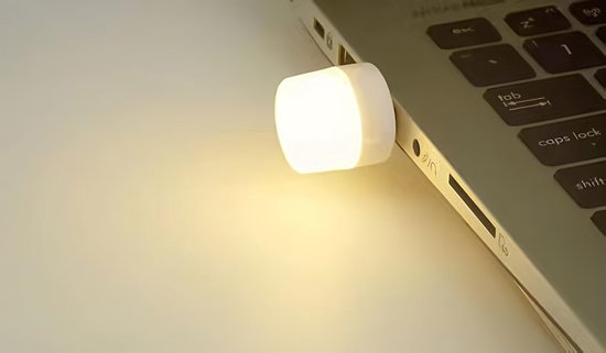 [Set van 12] Kindernachtlampje met stopcontact - USB-zuillamp met warm licht, in het stopcontact te steken van Merkloos — afbeelding 3