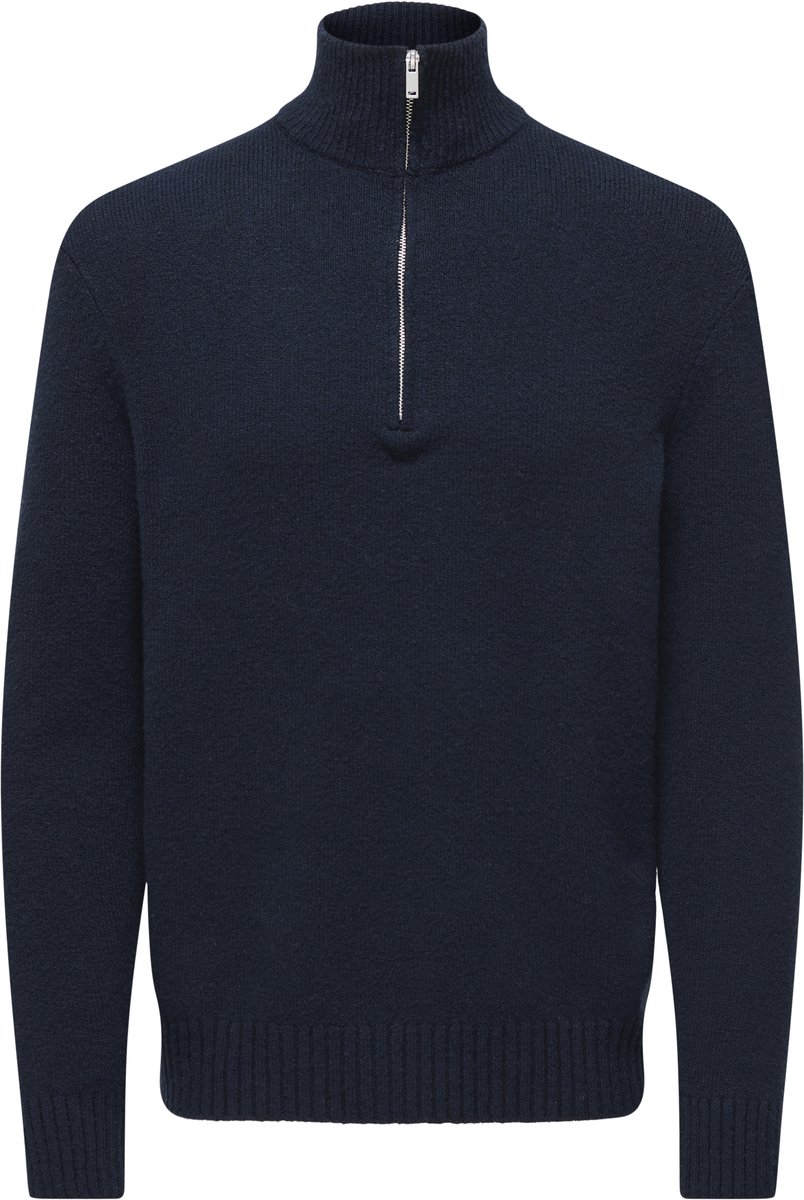 ONLY&SONS - ONSJAMES RLX 1/2 ZIP KNIT NOOS - Heren - Gebreide truien