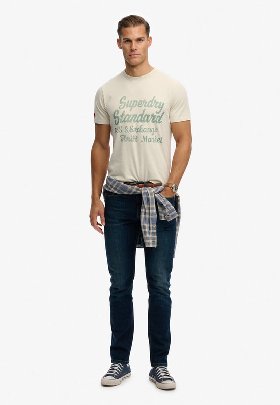 Superdry - Industry Worker Relaxed T-shirt - Heren - T-shirts | bol