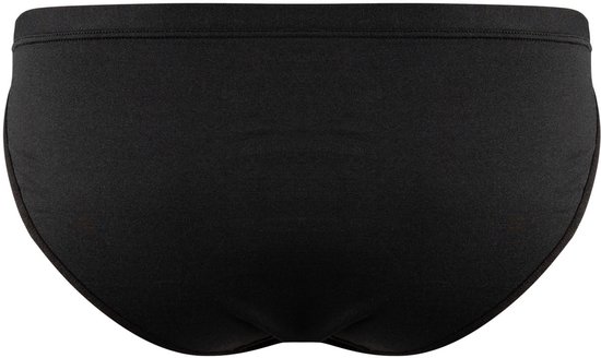 Culotte bikini Undiemeister pour femme - Zwart Volcano - Sous-vêtements Lingerie Basic - Culotte - Tissu doux et respirant - Bande élastique - Coutures plates - Sans étiquette - Culotte lisse - Tencel - Culotte bikini - Taille XL