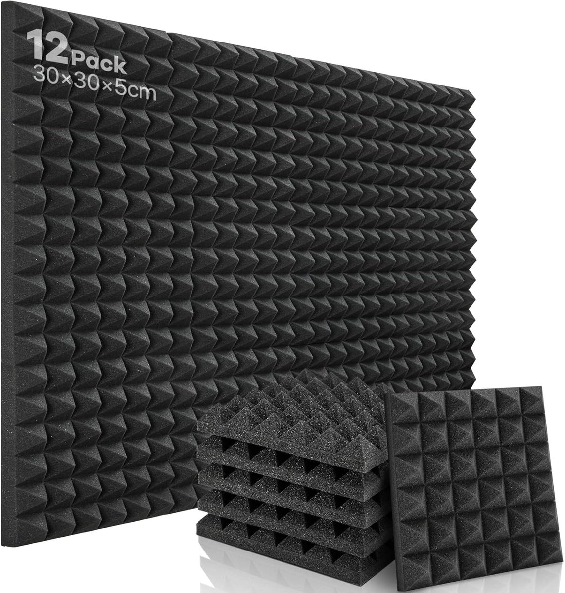 Lexium Akoustische Panelen - Geluidsisolatie Zelfklevend - Geluidsinstallatie - Noppenschuim