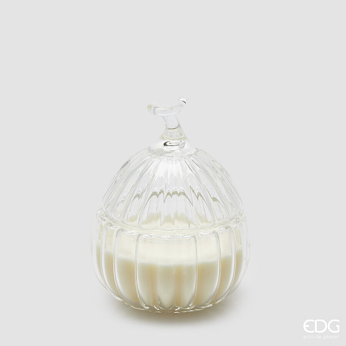 EDG - Enzo De Gasperi - Geurkaars Pompoen In Glas Herfst - Waterlelie En Mos – H14 x D11,5