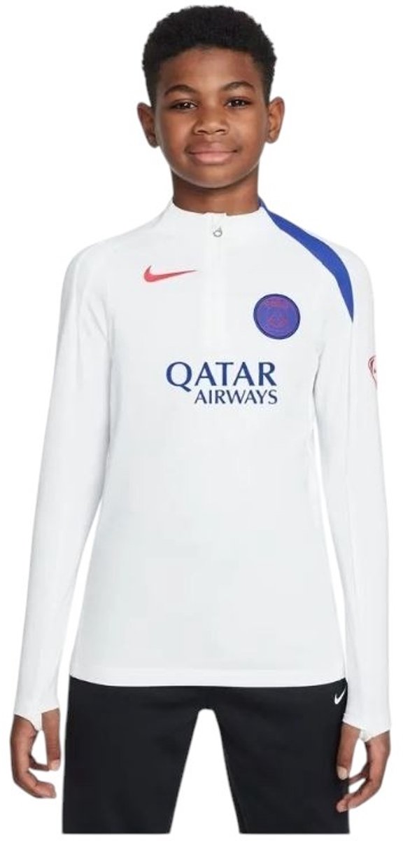 Nike Paris Saint Germain Strike Drill Top K 3R Kids - WHITE/HYPER ROYAL/GLOBAL RED - Maat L (147/158cm) - Kids