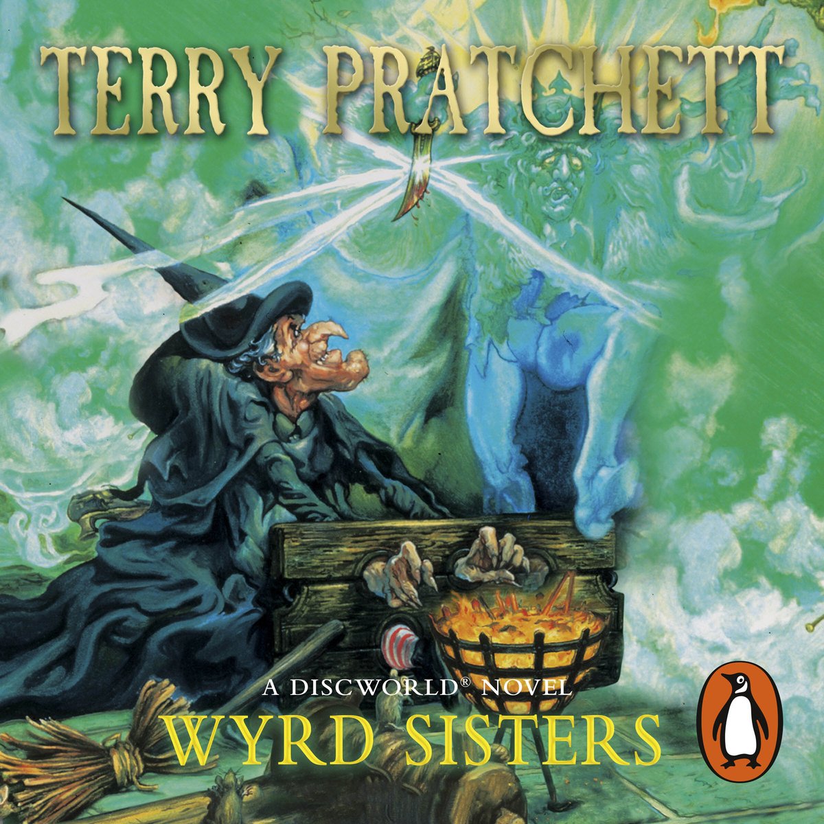 Omslag van Discworld Novels- Wyrd Sisters
